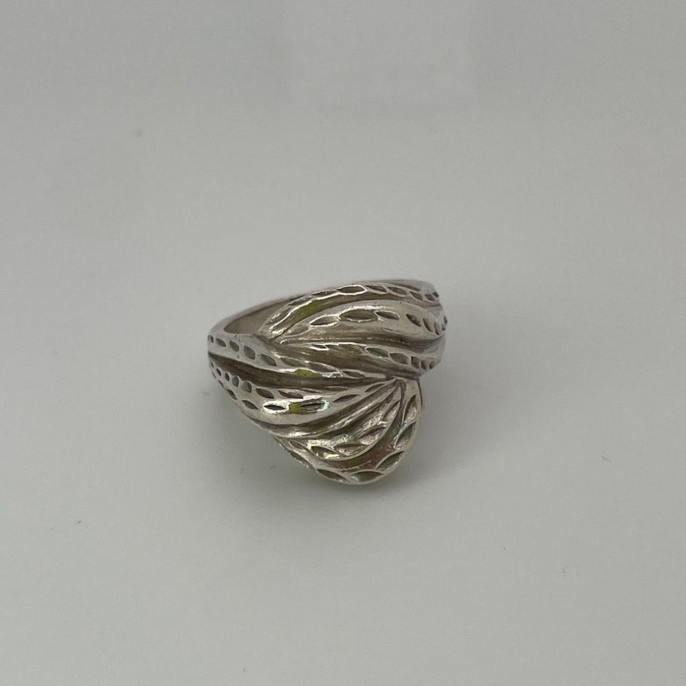 Vintage Sterling Silver Swirl Ring